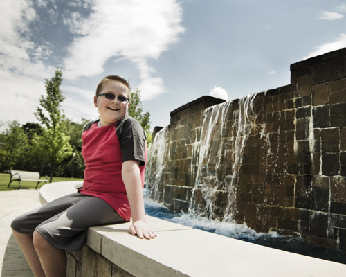 By the Fountain