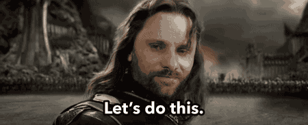 Aragorn - Let's Do This (gif)