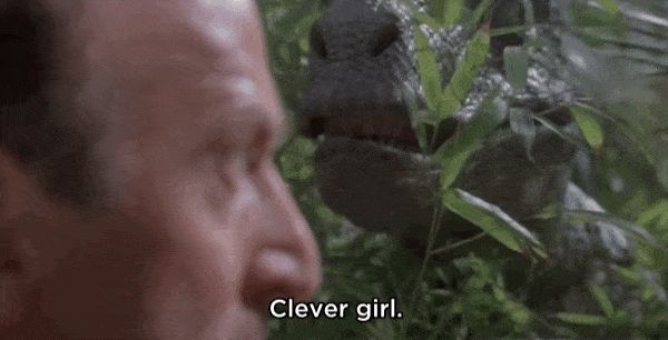 Jurassic Park Gif: Clever Girl