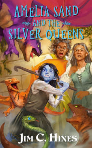 Amelia Sand and the Silver Queens - draft cover art